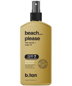 shop b.tan Beach Pleaseâ¦ SPF7 Tanning Oil Spray 236 ml af btan - online shopping tilbud rabat hos shoppetur.dk
